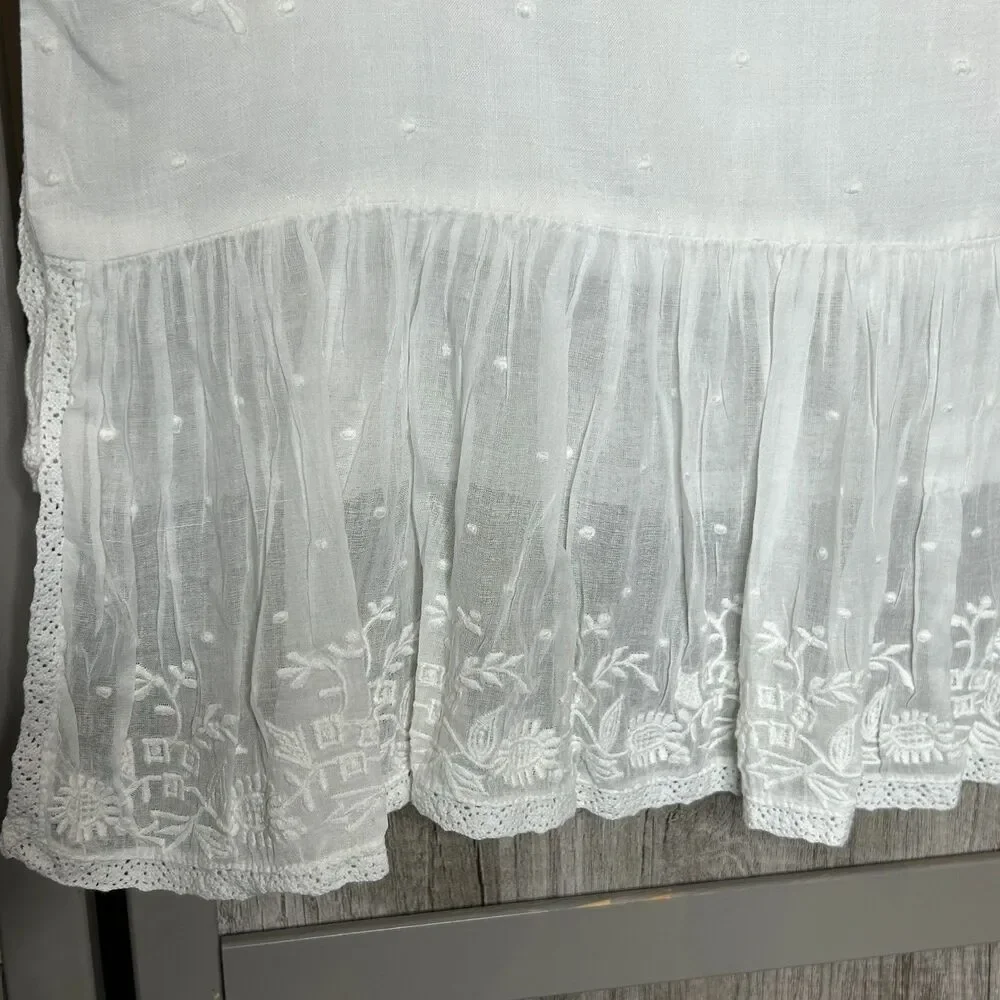 Pillow Case Shabby Chic French Country Cottage Farmhouse White Color 34